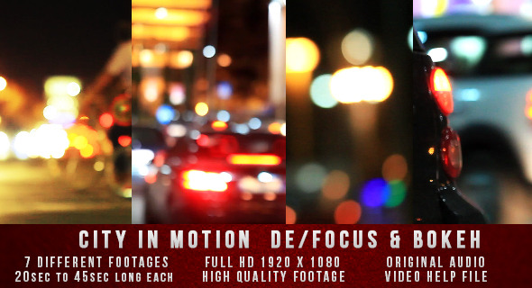 City in Motion De focus & Bokeh Set City in Motion De focus & Bokeh Set