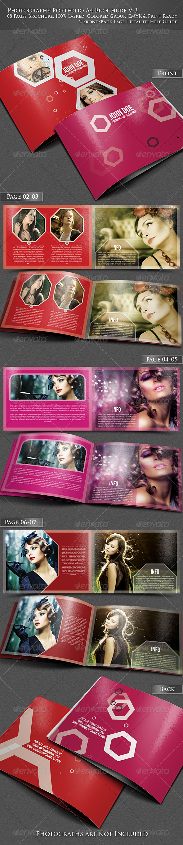 Photography Portfolio A4 Brochure -V3 - Portfolio Brochures