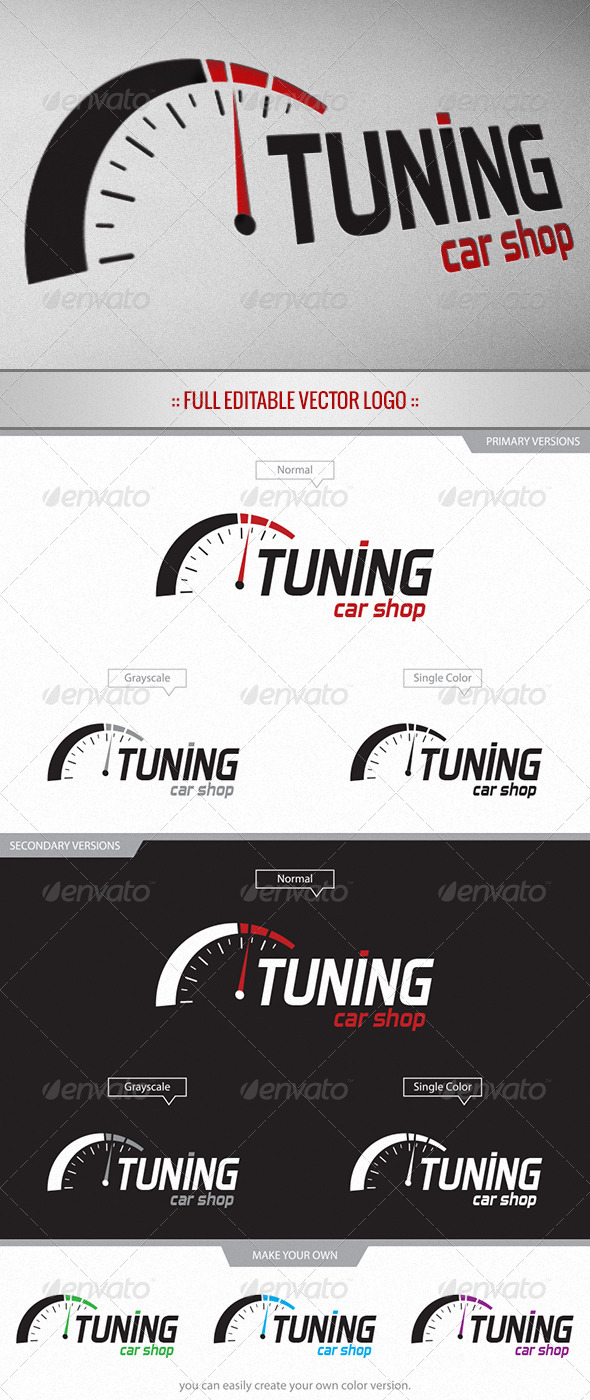 Tuning Car Shop - Logo