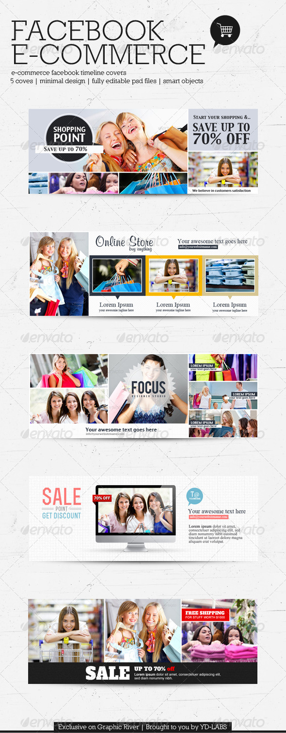 FB E-Commerce Timeline Covers FB E-Commerce Timeline Covers
