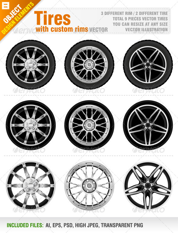Tires with Custom Rims Tires with Custom Rims