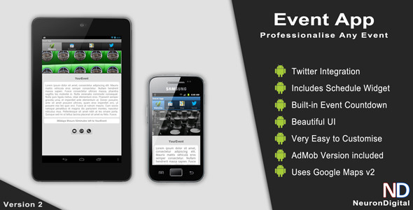 Event App - CodeCanyon Item for Sale