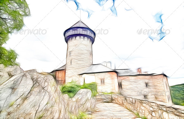 castle of the holy order - Sovinec castle