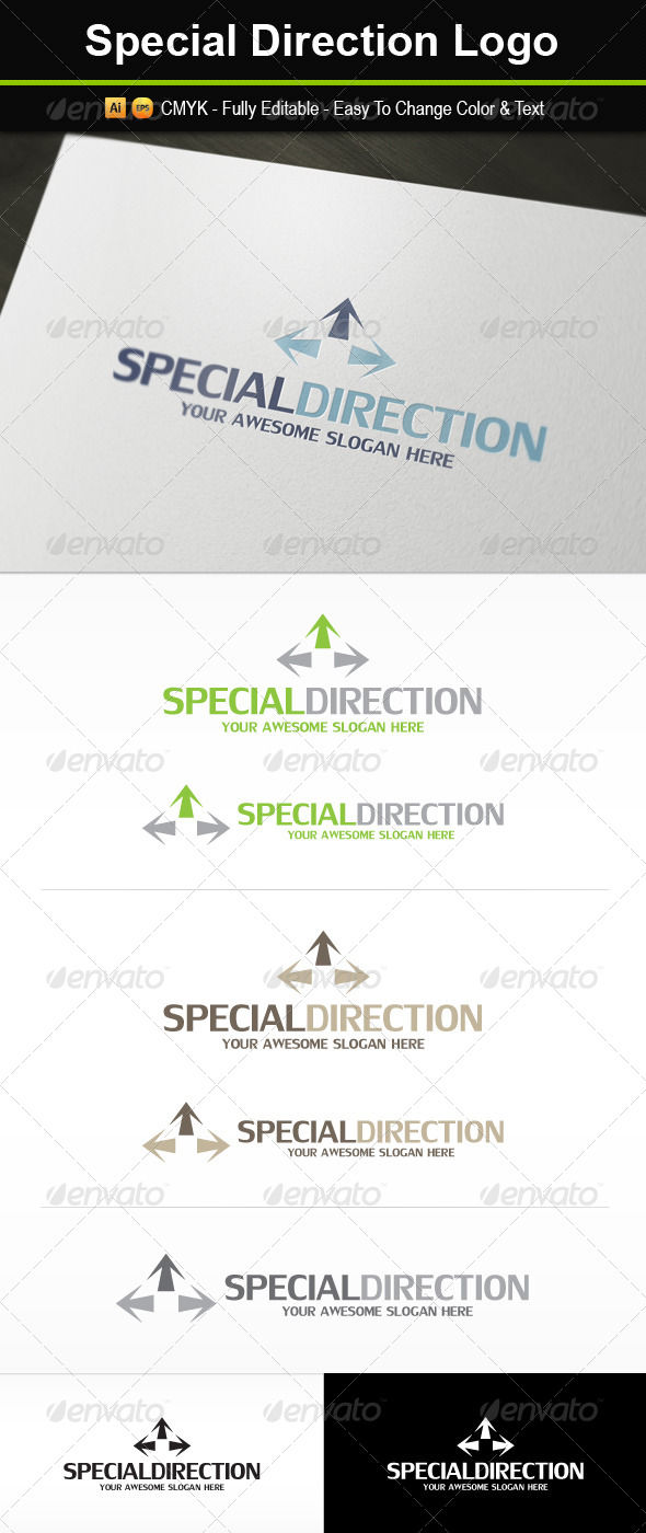 Special Direction Logo - Symbols Logo Templates