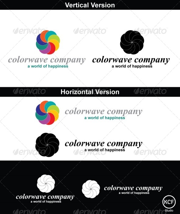 ColorWave Logo Design ColorWave Logo Design