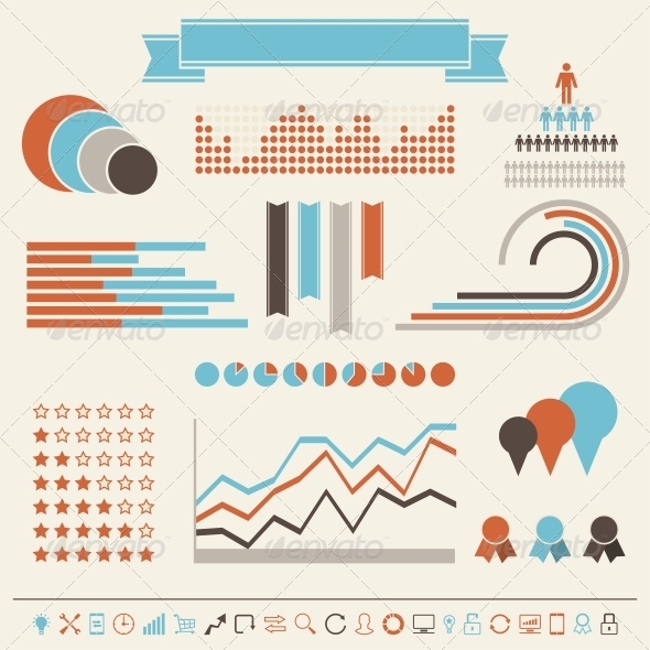 Vintage Styled Infographics Elements Vintage Styled Infographics Elements