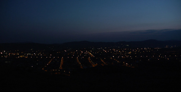 City Night Fall Timelapse City Night Fall Timelapse