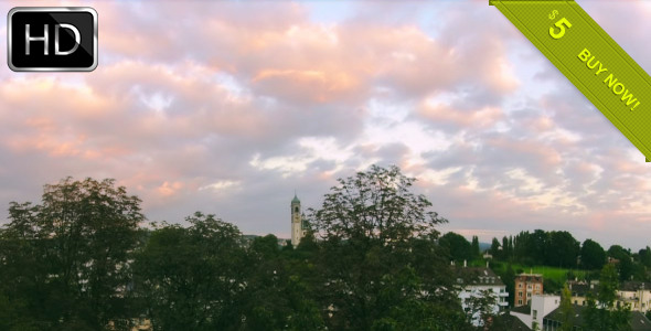 Time Lapse Clouds Over Treetops Time Lapse Clouds Over Treetops