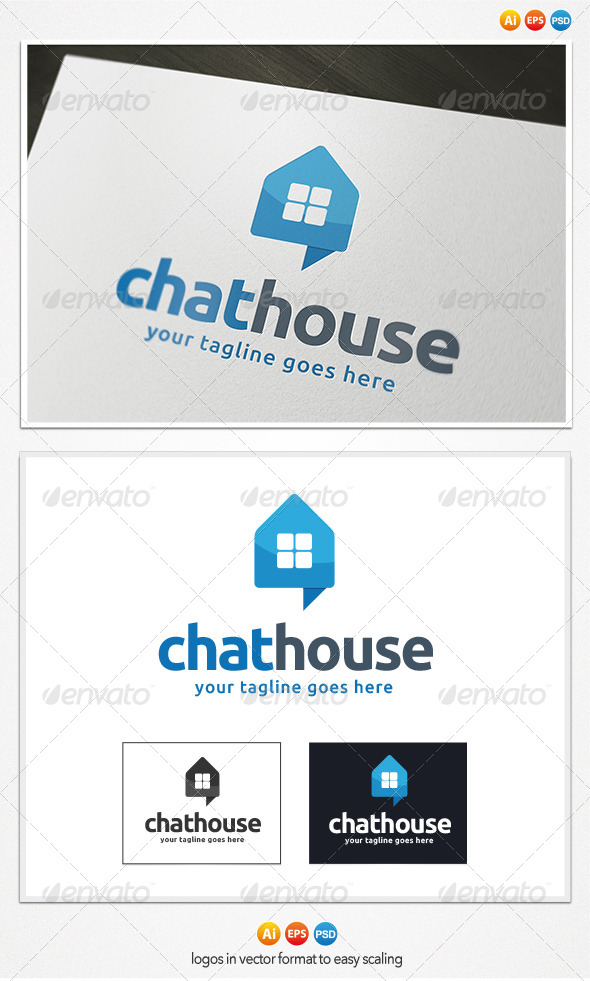 Chat House Logo Chat House Logo