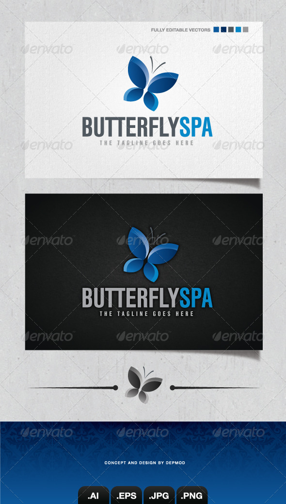 Butterfly Spa Logo Butterfly Spa Logo