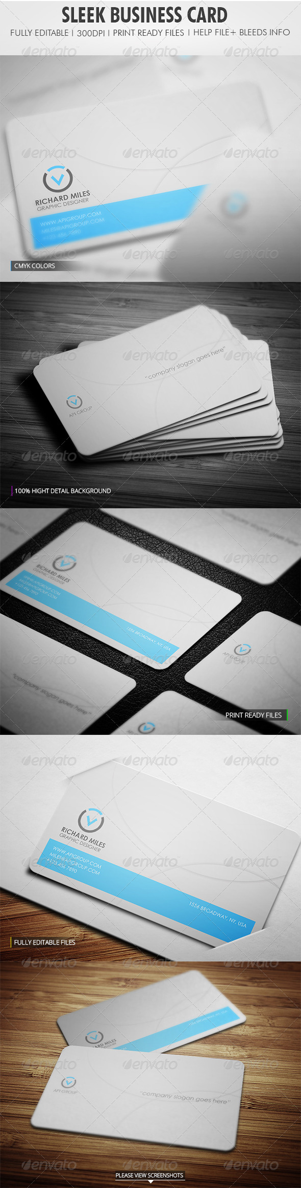 Sleek Business Card Sleek Business Card