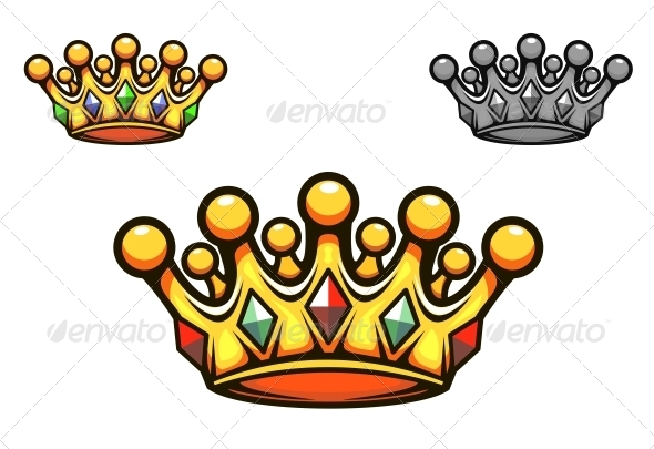 Luxury gold crown Luxury gold crown