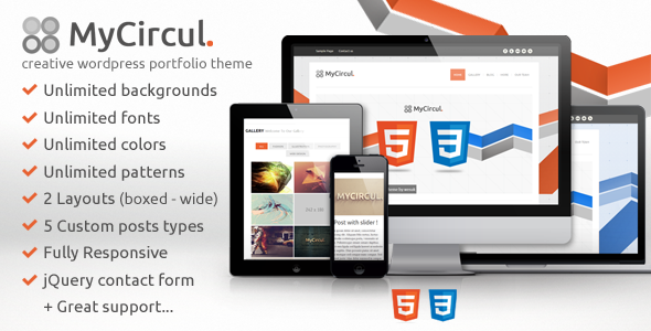 MyCircul - Creative WordPress Portfolio Theme