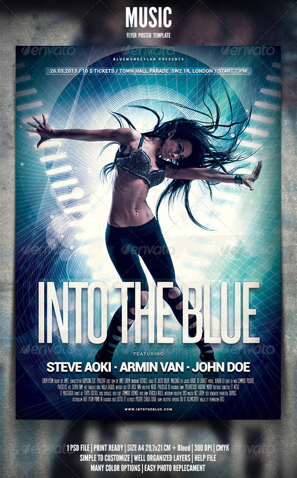 Music Flyer / Poster 2 - Clubs & Parties Events