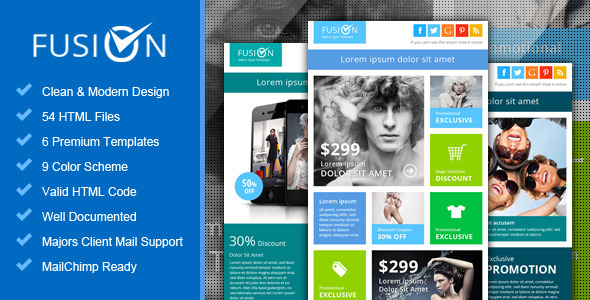Fusion - Metro Email Newsletter Template