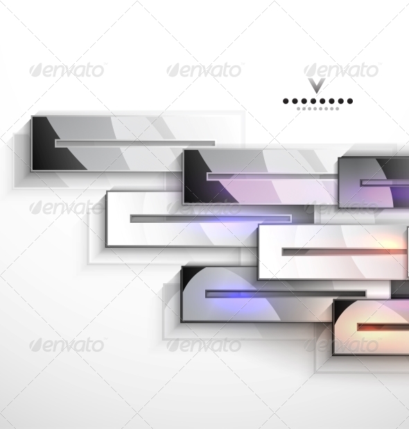 3D Vector Geometrical Design Metal Stripes 3D Vector Geometrical Design Metal Stripes