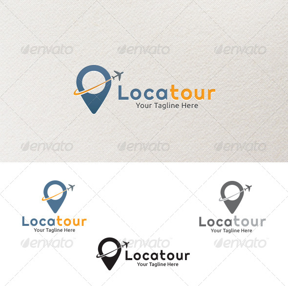Locatour Logo Template Locatour Logo Template