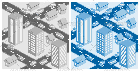 Decorative Cityscape EPS10 Vector Illustration Decorative Cityscape EPS10 Vector Illustration
