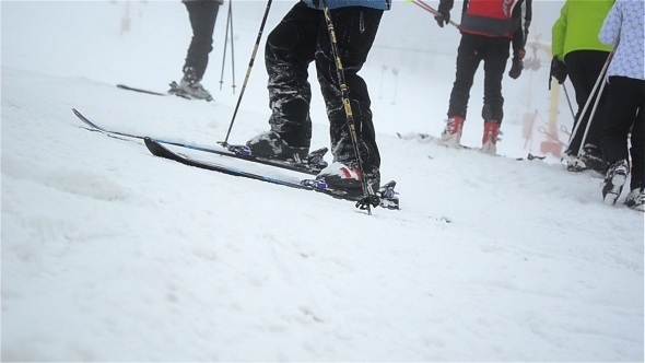 Skiers On The Snow Slope 2 Skiers On The Snow Slope 2