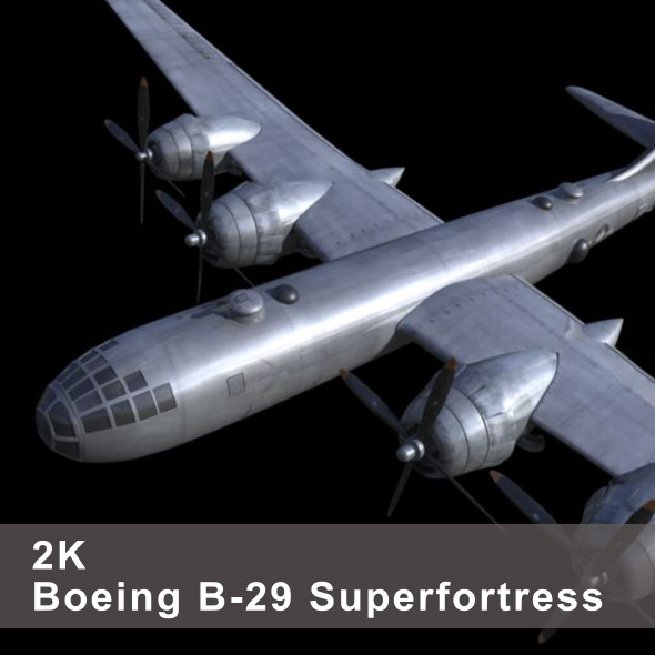 B-29 Superfortress By Malagaz549 | 3DOcean