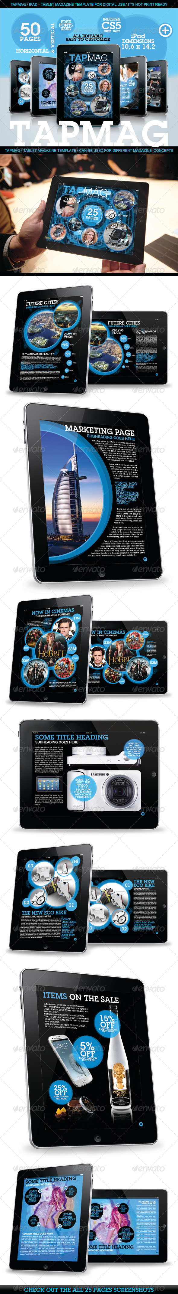 Tabmag Tablet Magazine Template Tabmag Tablet Magazine Template