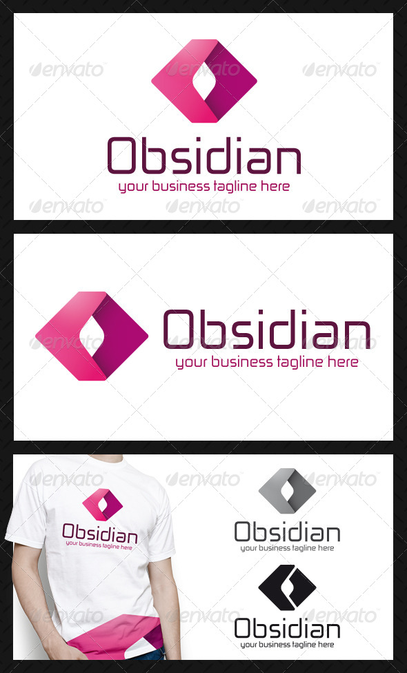 Obsidian Media Logo Template Obsidian Media Logo Template