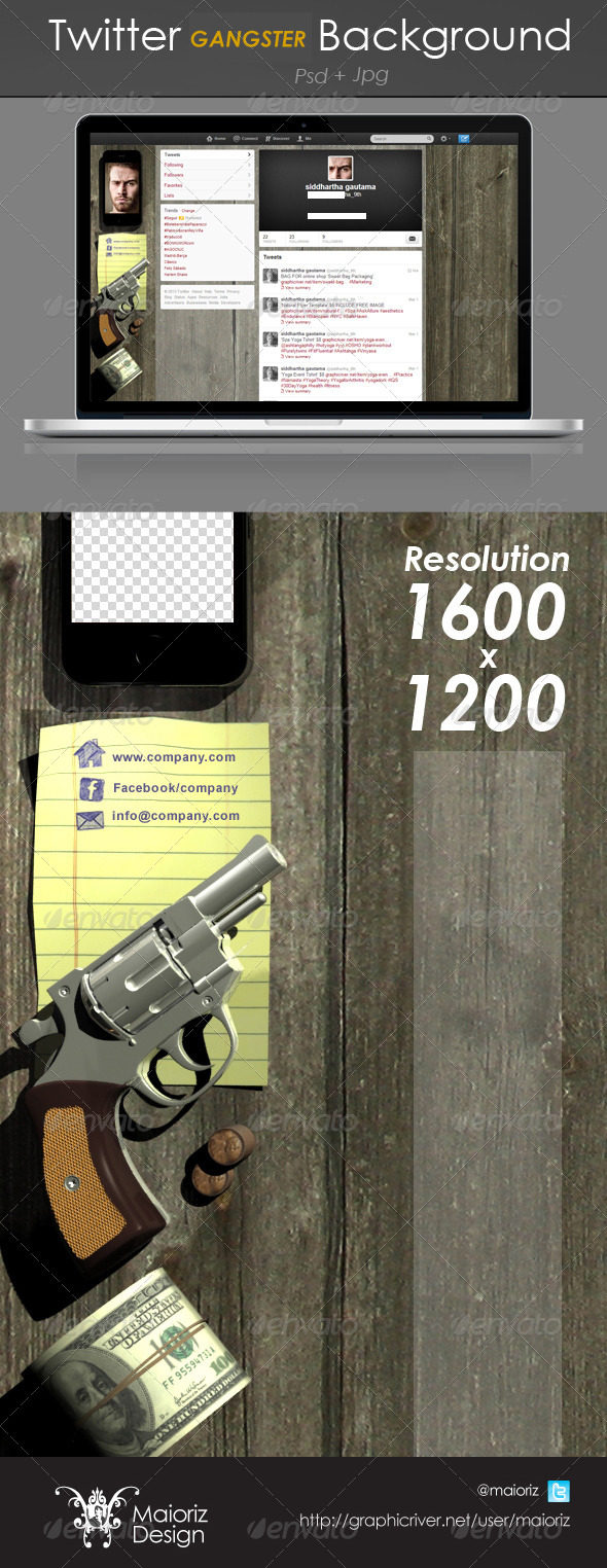 Gangster Twitter Background Gangster Twitter Background