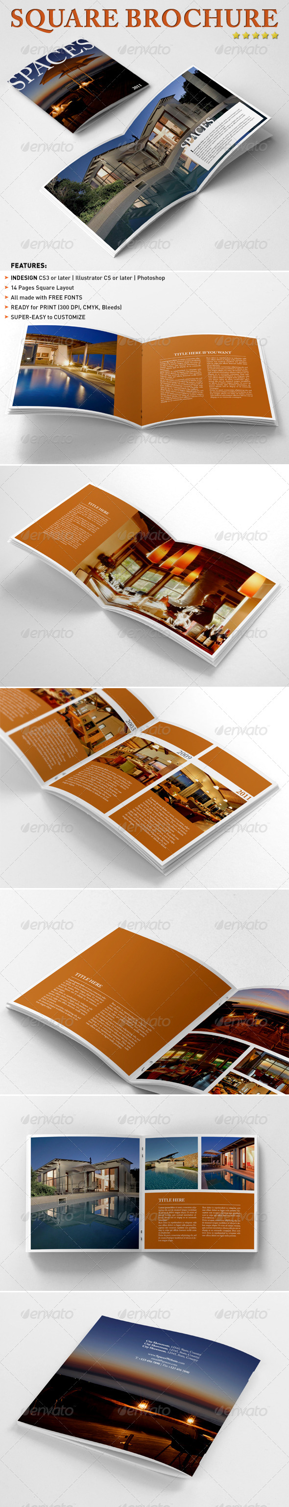 Square Brochure Booklet Square Brochure Booklet