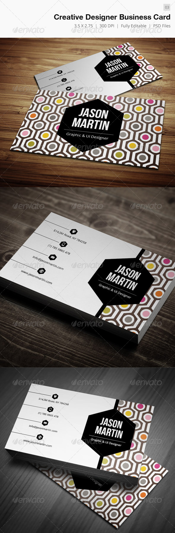 Creative Designer Business Card 03 Creative Designer Business Card 03