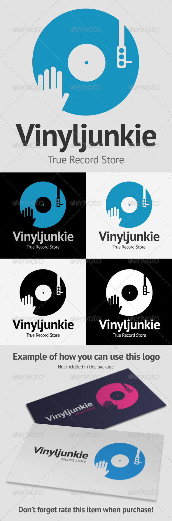Scratch Vinyl DJ Logo - Symbols Logo Templates