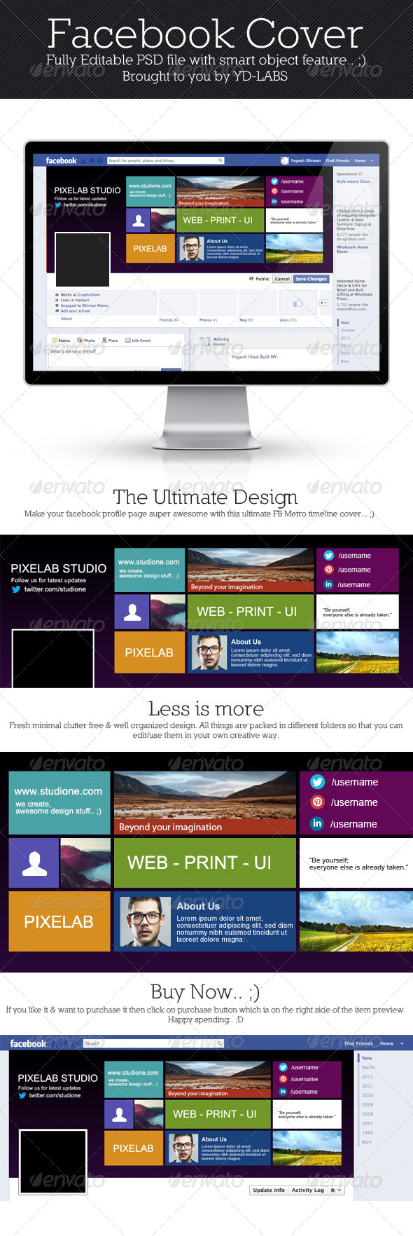 FB Metro Cover - Facebook Timeline Covers Social Media