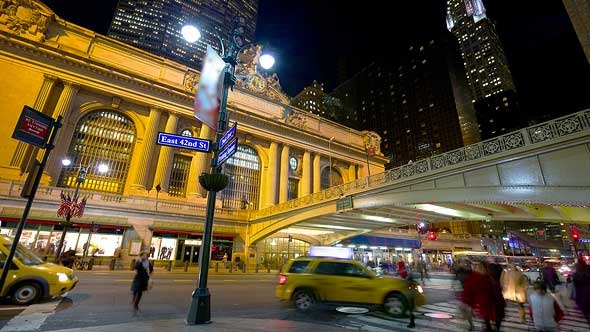 Traffic Near Grand Central Terminal Traffic Near Grand Central Terminal