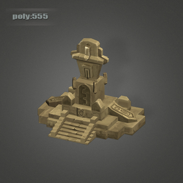 Low Poly Dungeon Stone Low Poly Dungeon Stone
