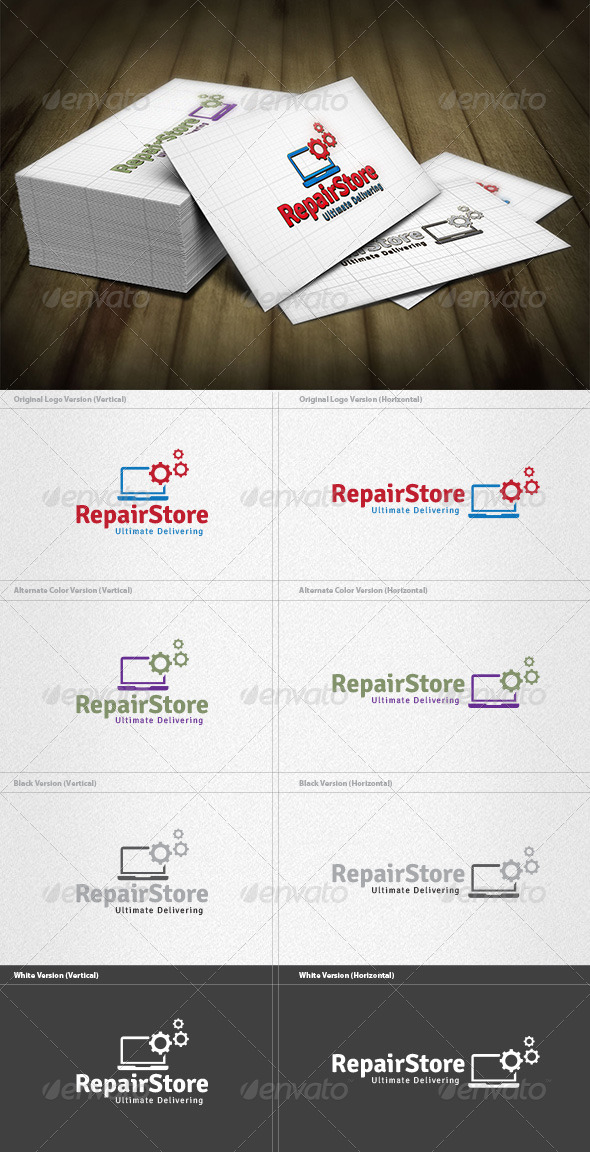Repair Store Logo Repair Store Logo