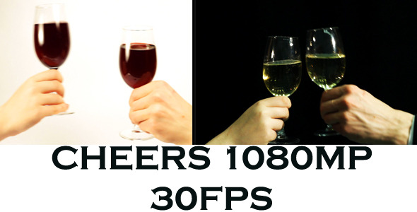 Cheers with Red Wine on White Cheers with Red Wine on White