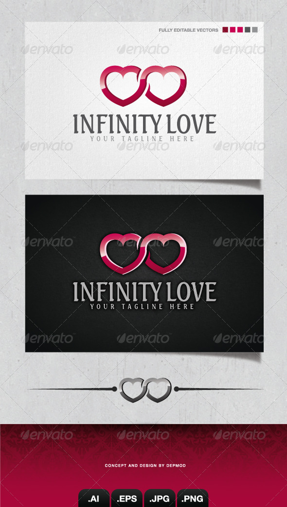 Infinity Love Logo - Symbols Logo Templates