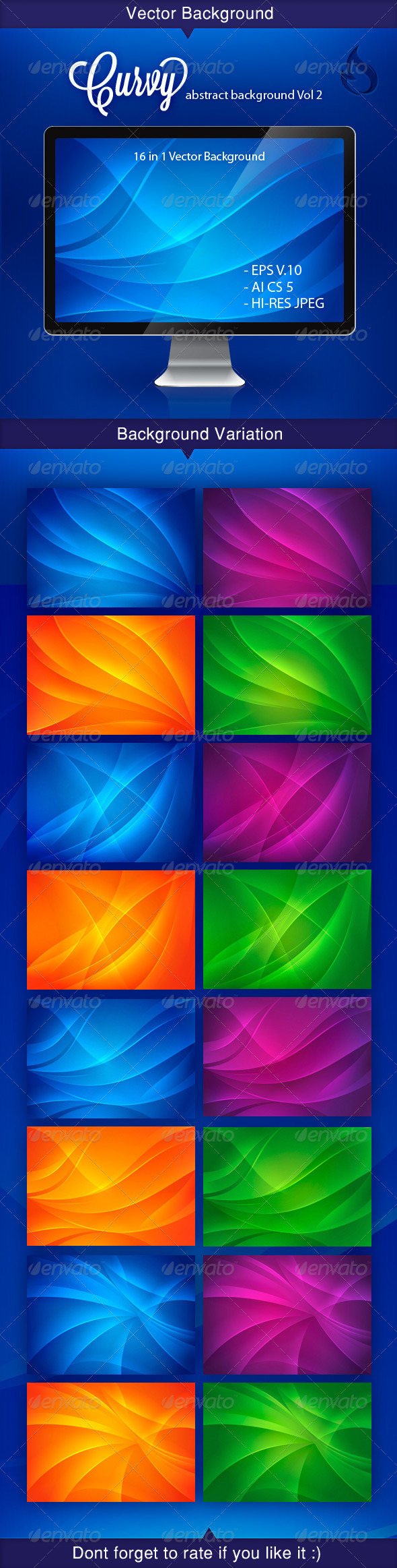 Curvy Abstract Background Vol 2 Curvy Abstract Background Vol 2