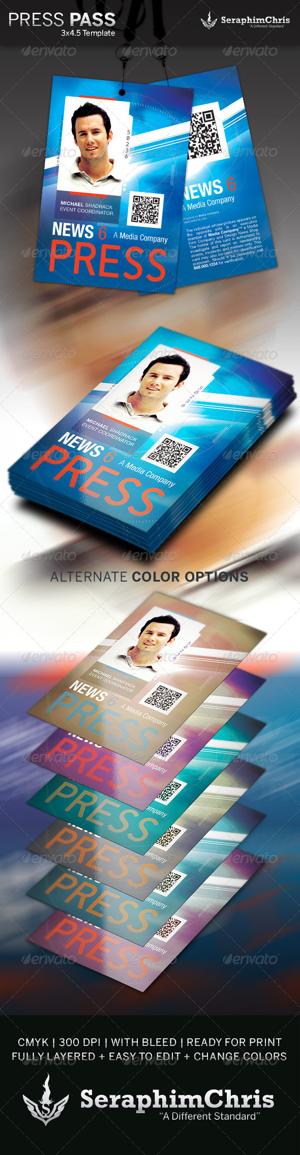 Media Id Card Templates