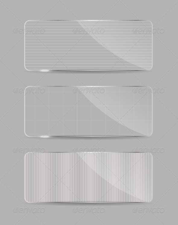 Glass Frame on Abstract Background Glass Frame on Abstract Background