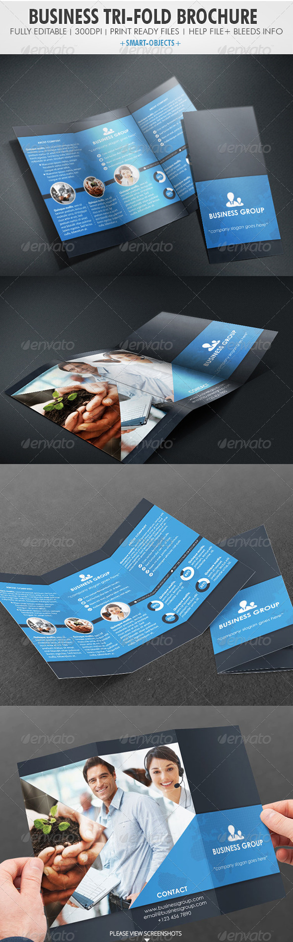 Business Tri-fold Brochure Business Tri-fold Brochure