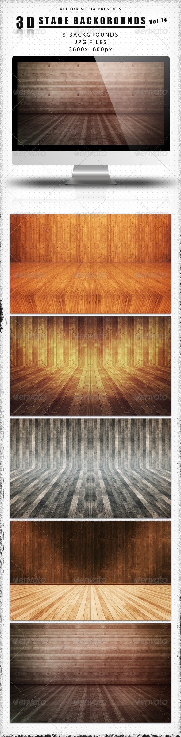 3D Stage Backgrounds - Vol.14 - 3D Backgrounds
