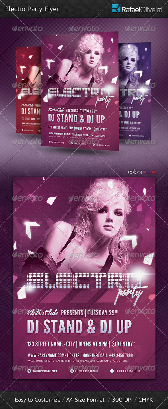 Electro Party Flyer Electro Party Flyer
