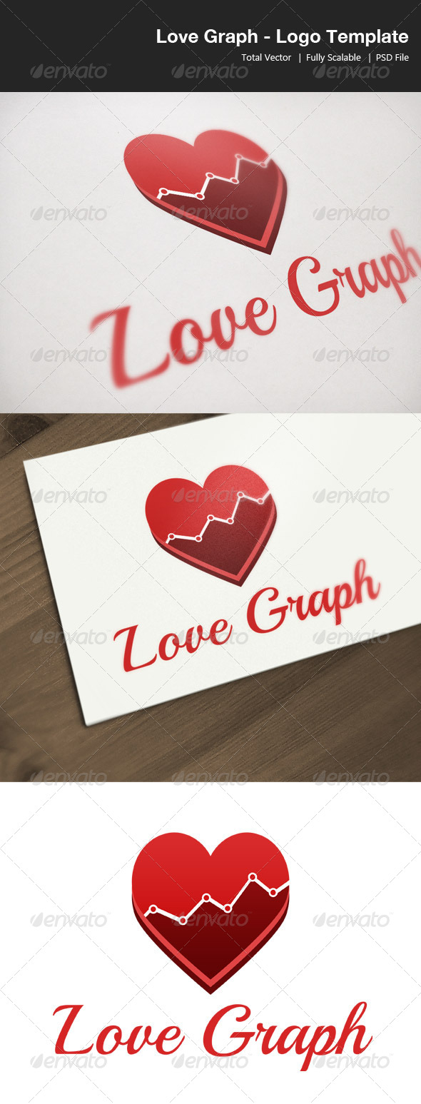 Love Graph - Logo Template - Objects Logo Templates