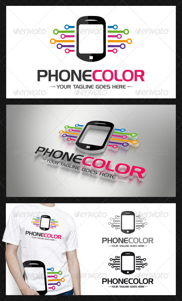 Phone Connection Logo Template Phone Connection Logo Template