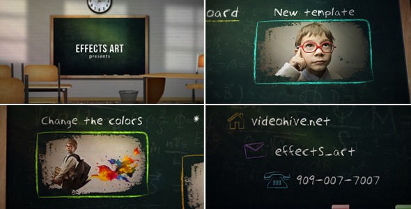 School Chalkboard - After Effects Projects