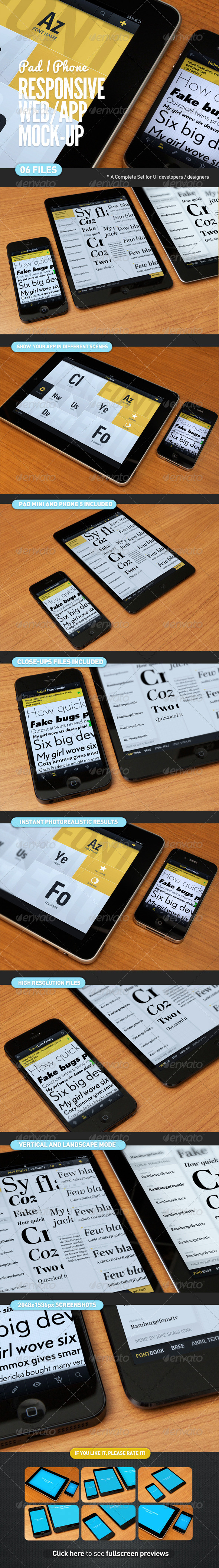 Responsive Screen Web | App Mock-Up