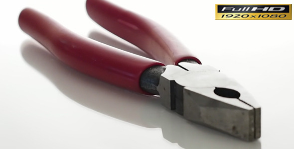 Red Pliers Rotating Red Pliers Rotating