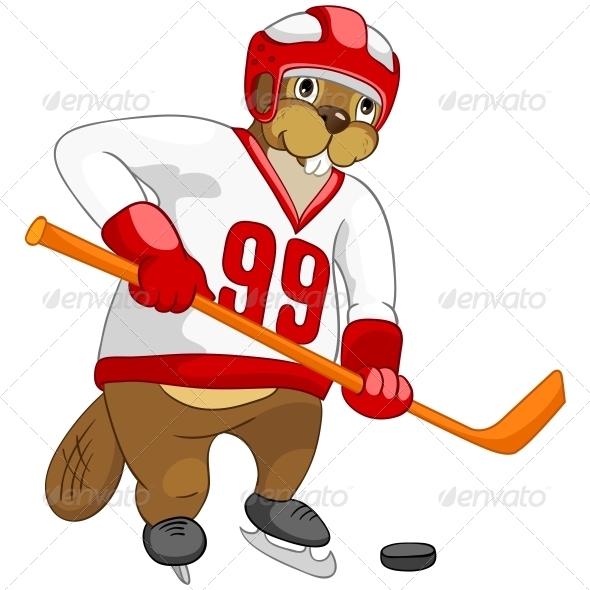 Cartoon Character Beaver Cartoon Character Beaver