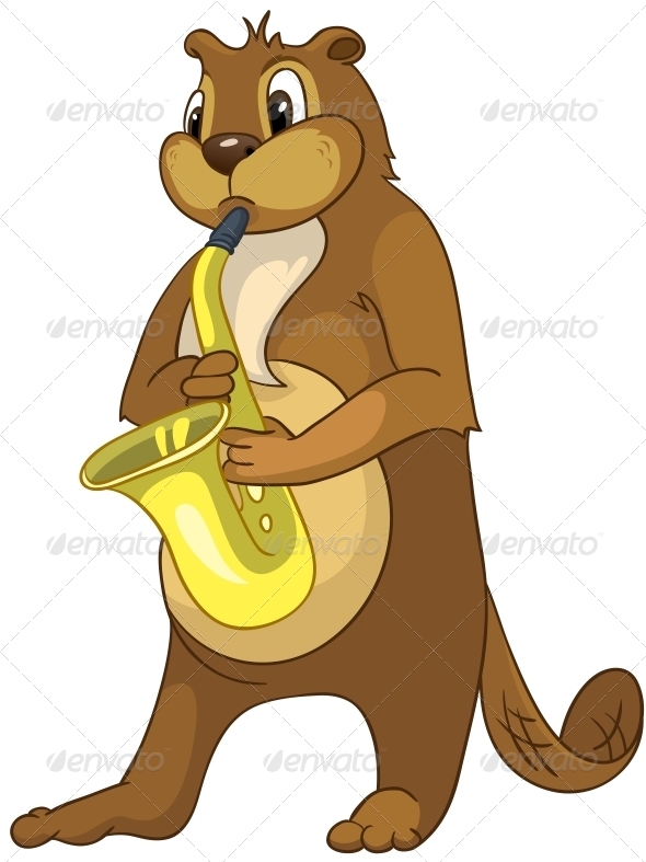 Cartoon Character Beaver Cartoon Character Beaver