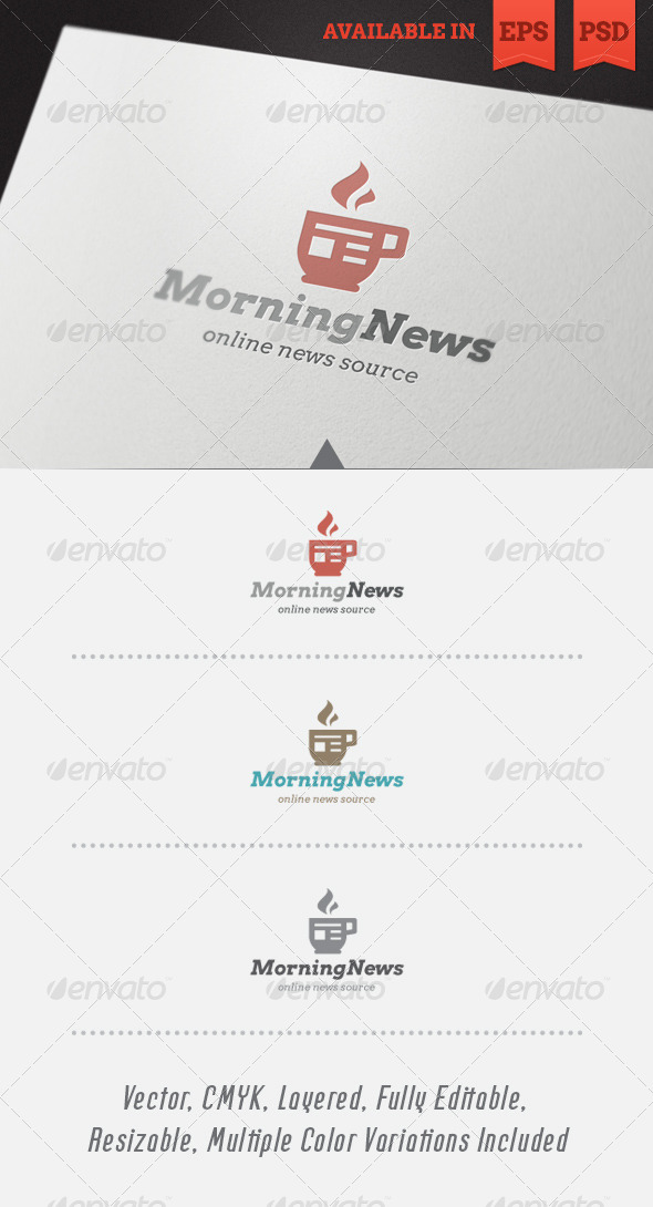 Morning News Logo Template Morning News Logo Template